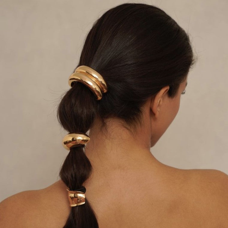 18K Gold Plated Hair Cuffs & Ties