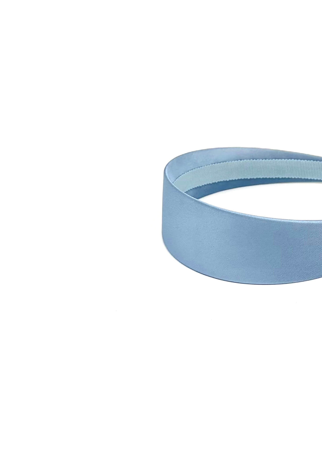 Emma slim satin headband, minimalist everyday style, Luvertta