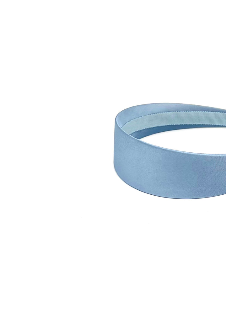Emma slim satin headband, minimalist everyday style, Luvertta