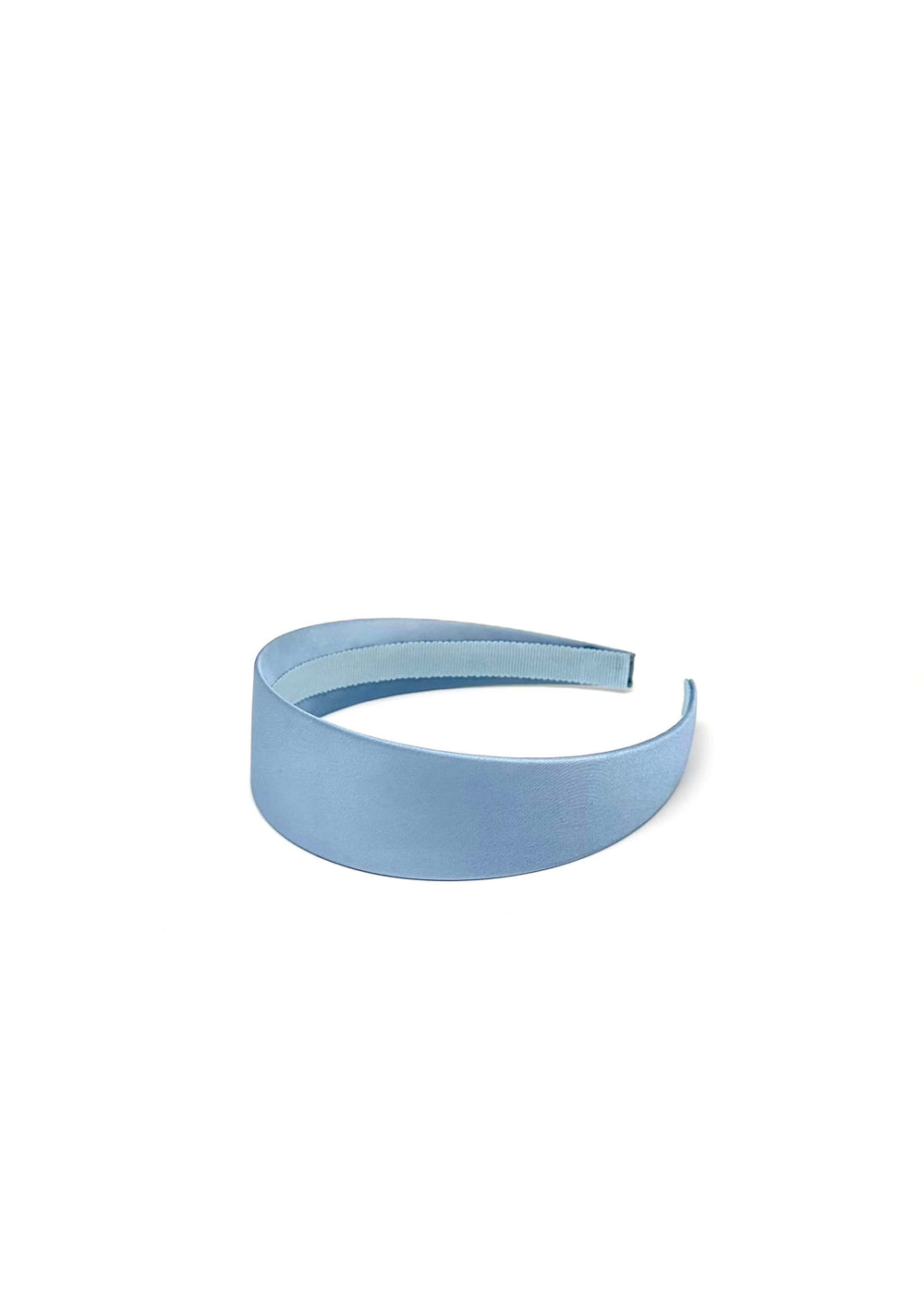 Emma slim satin headband, minimalist everyday style, Luvertta