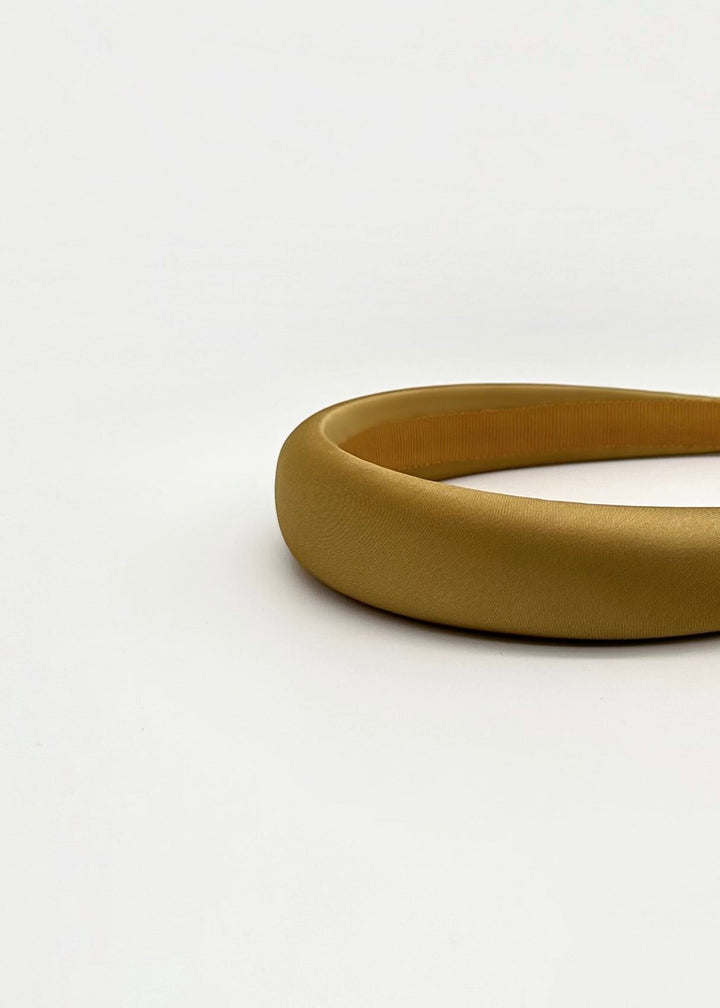 Penelope padded satin headband, all-day comfort, Luvertta