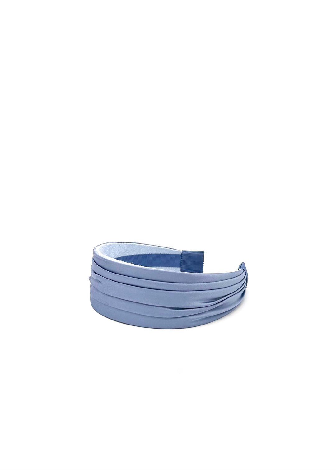 Grace hand-draped satin headband, wide and comfortable, Luvertta