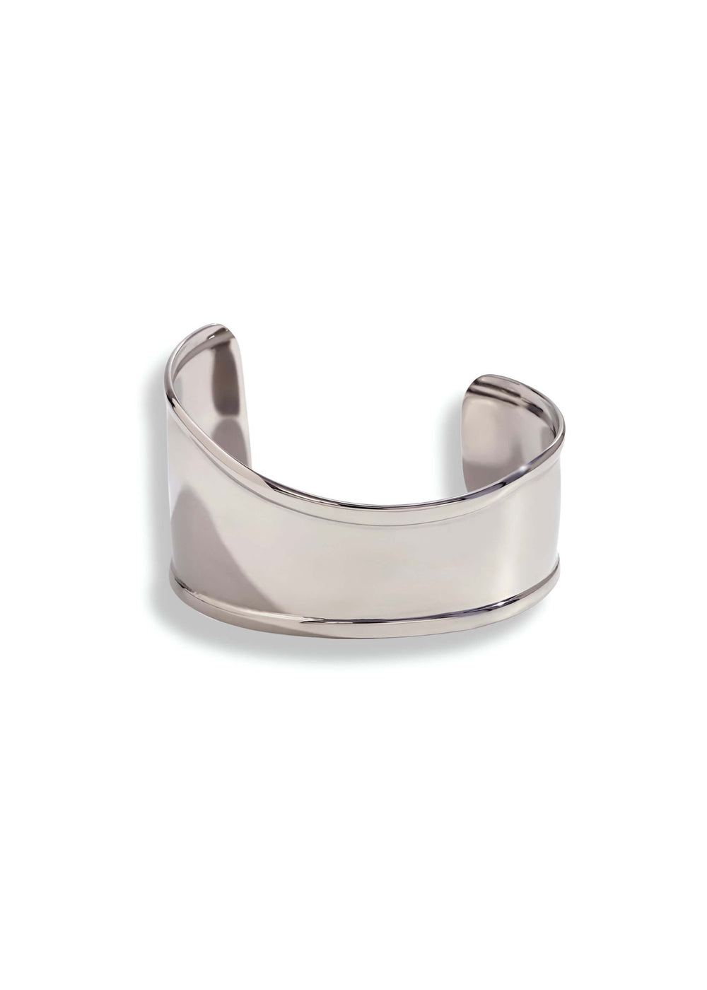 Gold irregular-shaped cuff bracelet, handmade, Luvertta
