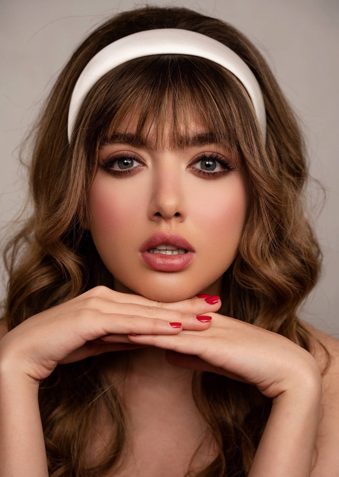 Blair classic satin headband, handmade, Luvertta