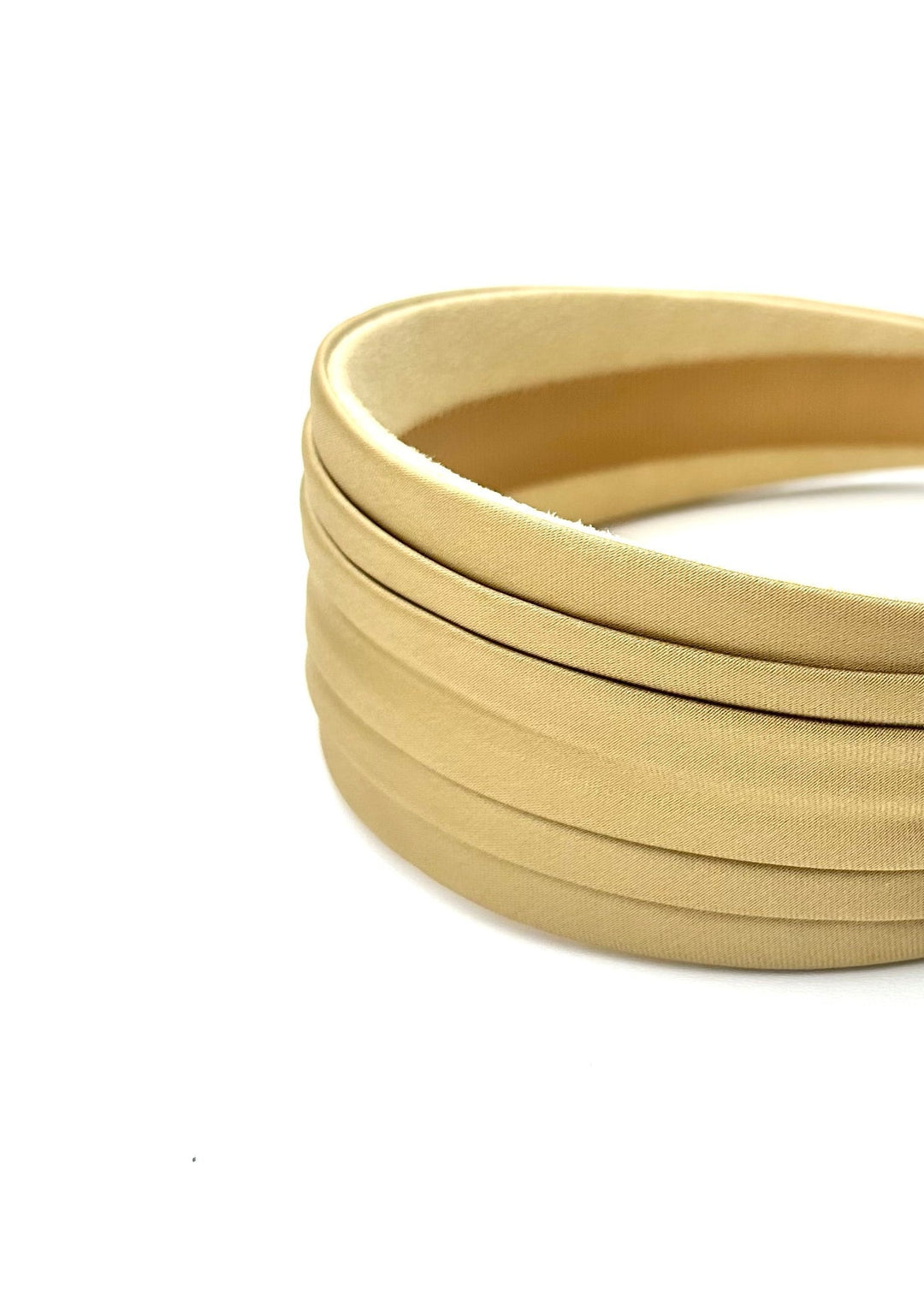 Grace hand-draped satin headband, wide and comfortable, Luvertta