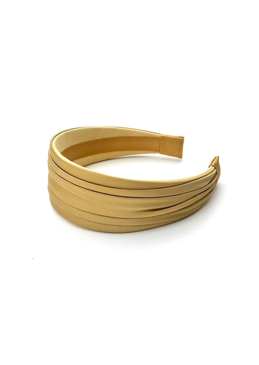 Grace hand-draped satin headband, wide and comfortable, Luvertta
