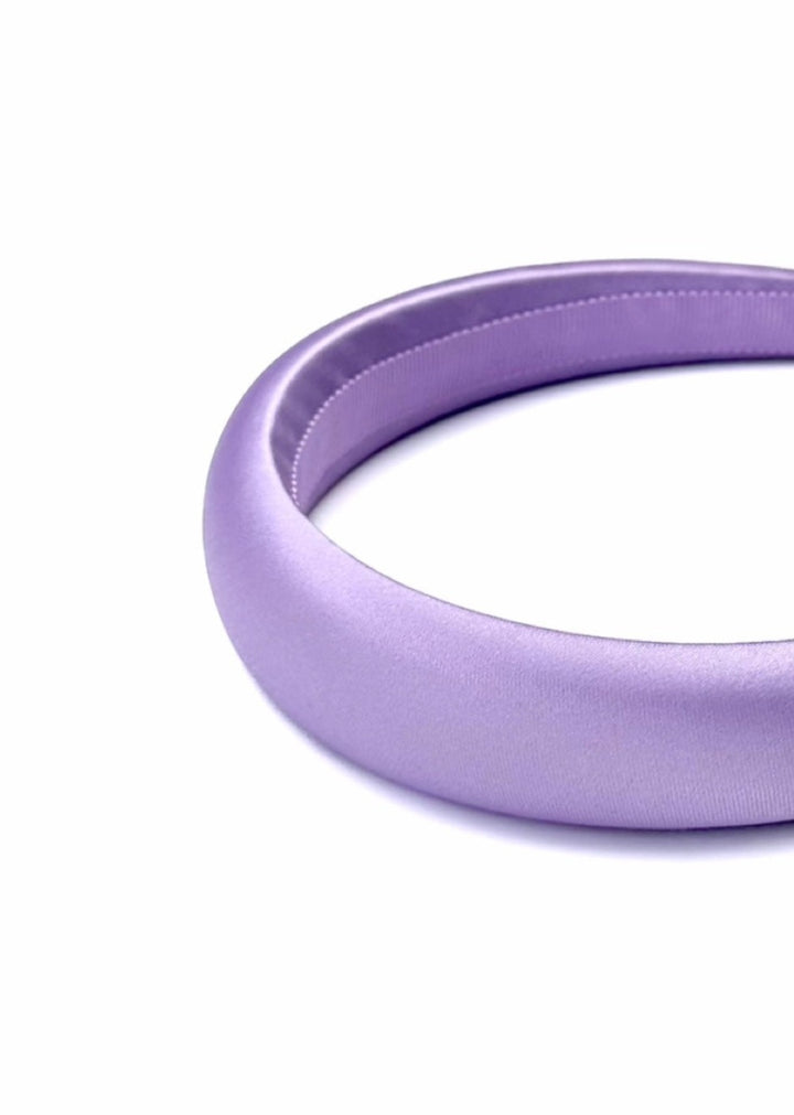 Penelope padded satin headband, all-day comfort, Luvertta
