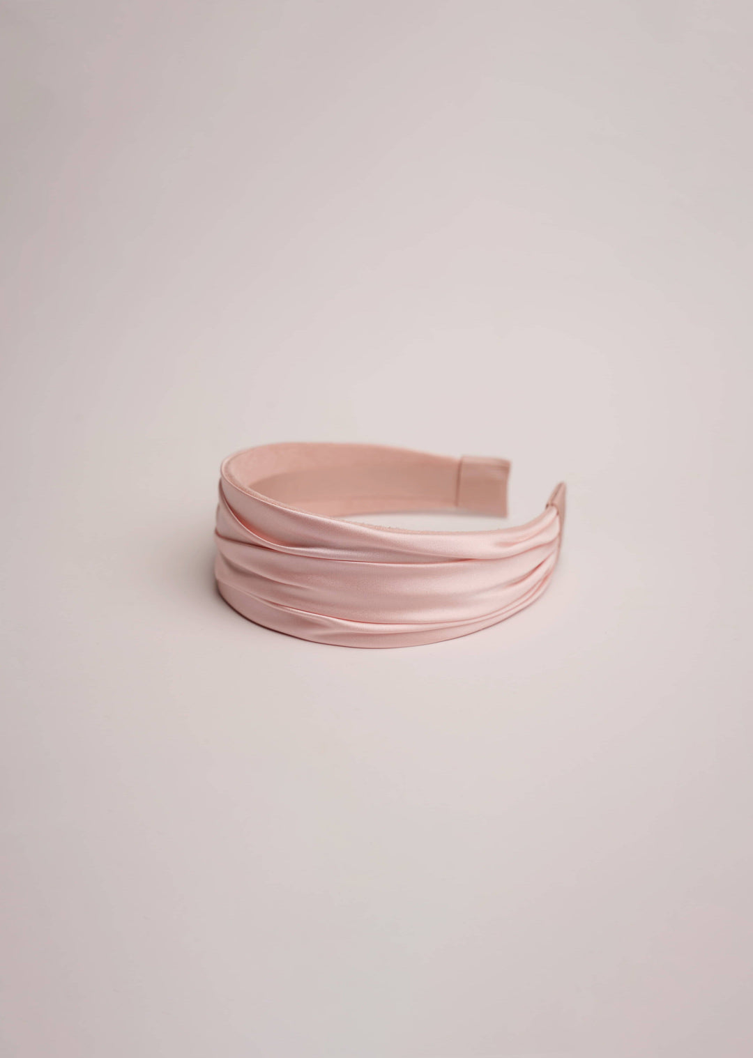 Grace hand-draped satin headband, wide and comfortable, Luvertta