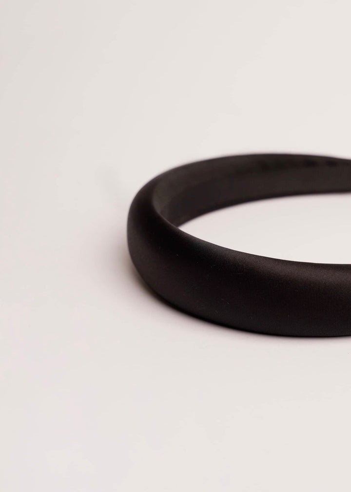 Penelope padded satin headband, all-day comfort, Luvertta