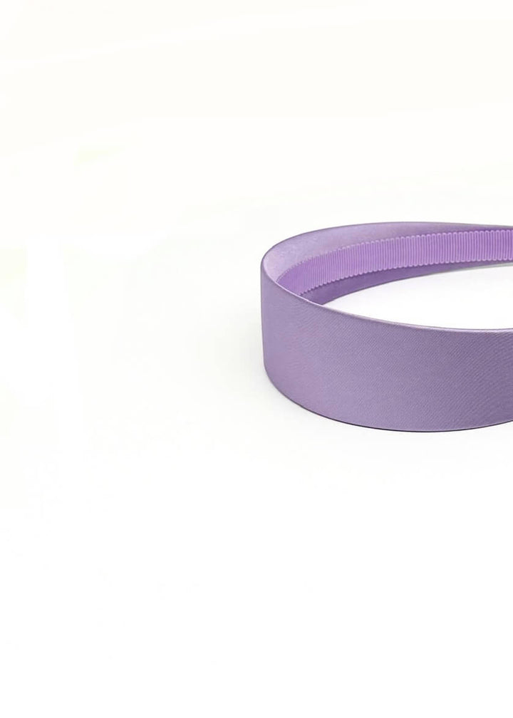Emma slim satin headband, minimalist everyday style, Luvertta