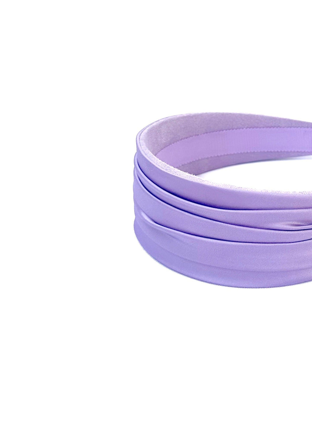 Grace hand-draped satin headband, wide and comfortable, Luvertta