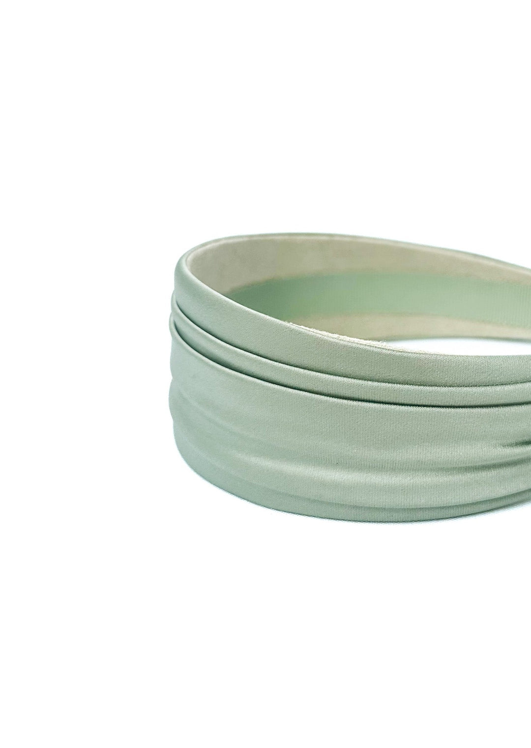 Grace hand-draped satin headband, wide and comfortable, Luvertta