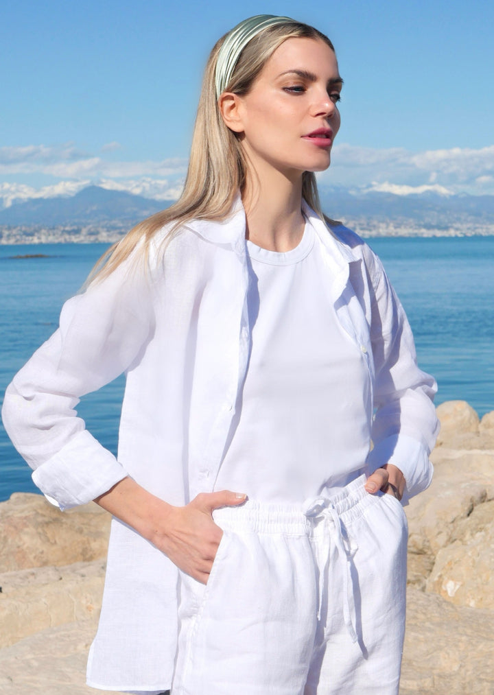 Grace hand-draped satin headband, wide and comfortable, Luvertta