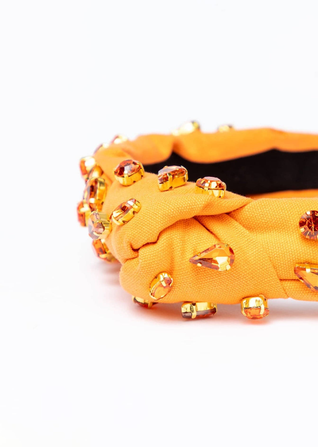 Estella Kids embellished crystal headband with knot design, handmade, Luvertta