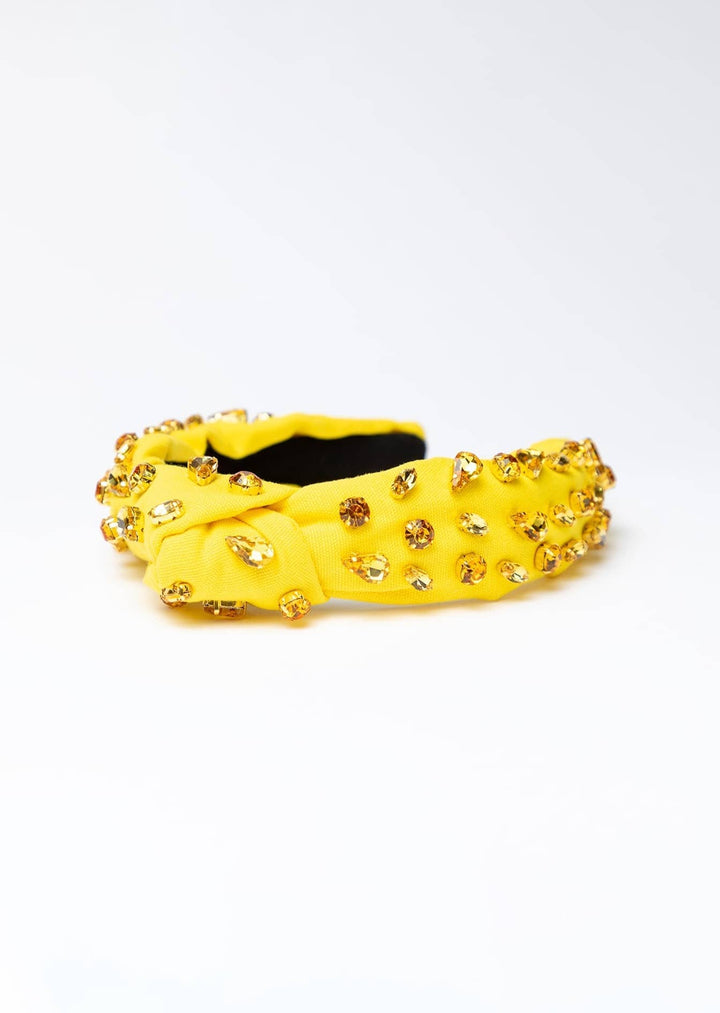 Estella Kids embellished crystal headband with knot design, handmade, Luvertta