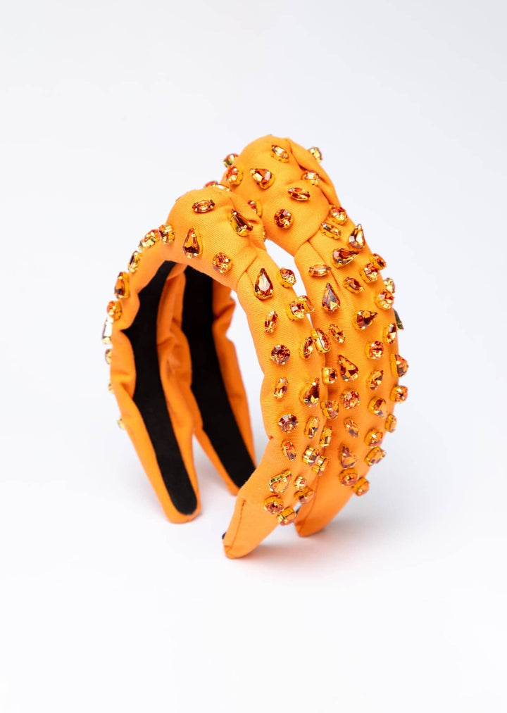 Estella Kids embellished crystal headband with knot design, handmade, Luvertta