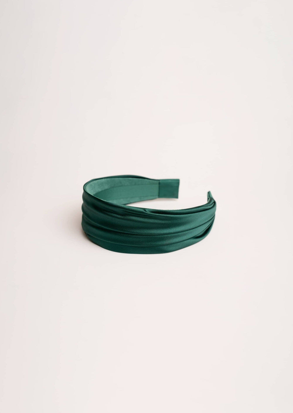 Grace hand-draped satin headband, wide and comfortable, Luvertta