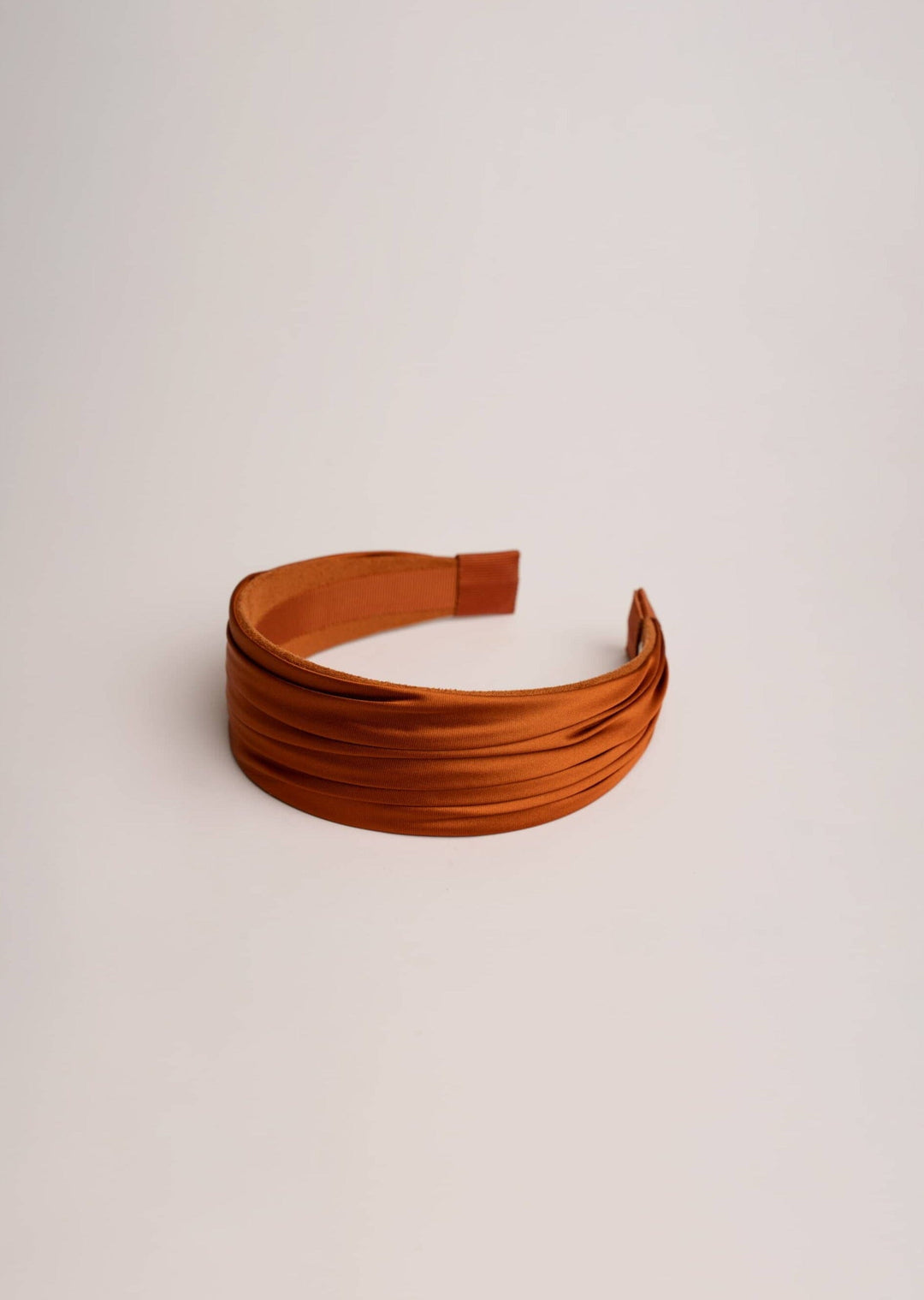 Grace hand-draped satin headband, wide and comfortable, Luvertta