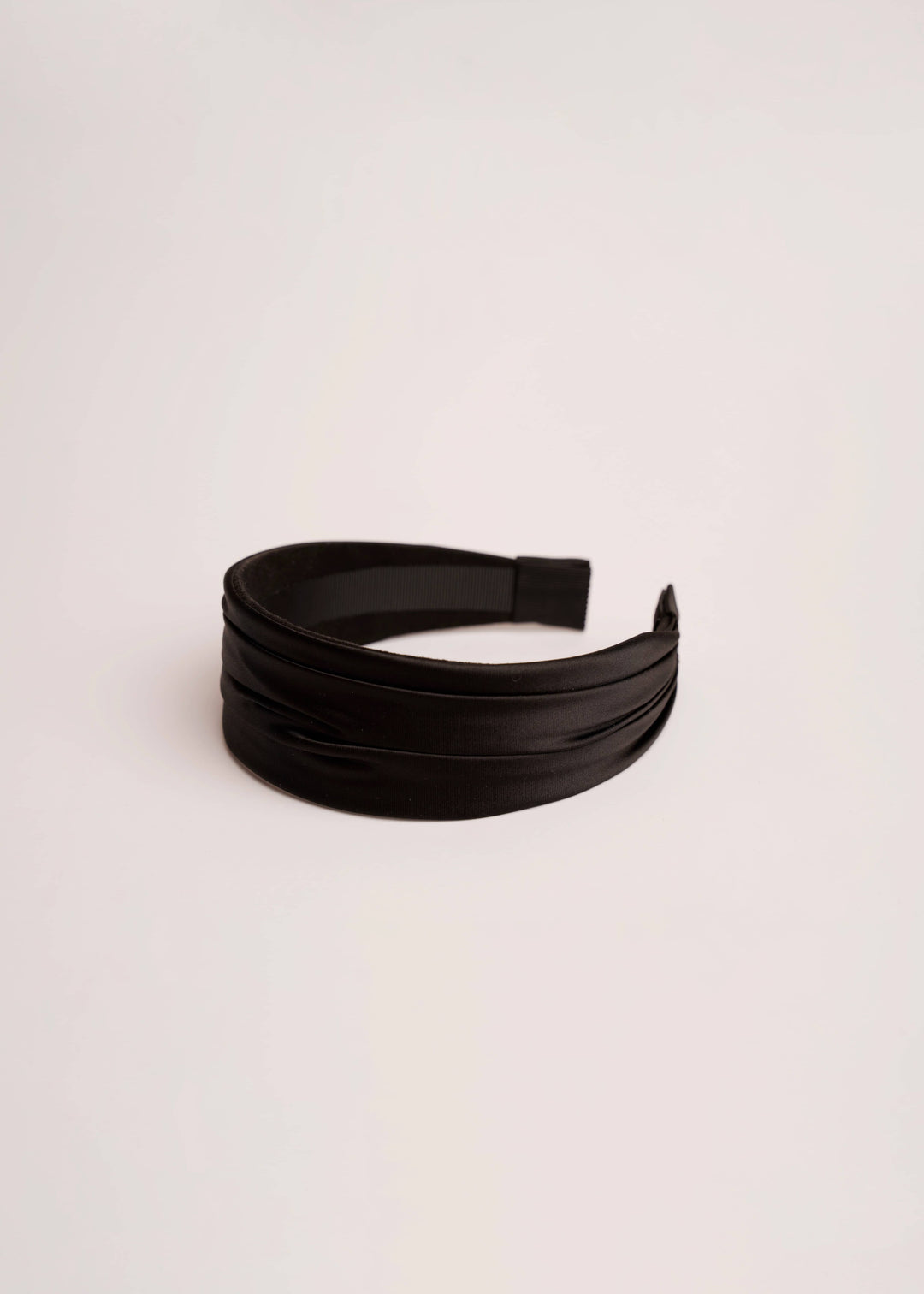 Grace hand-draped satin headband, wide and comfortable, Luvertta