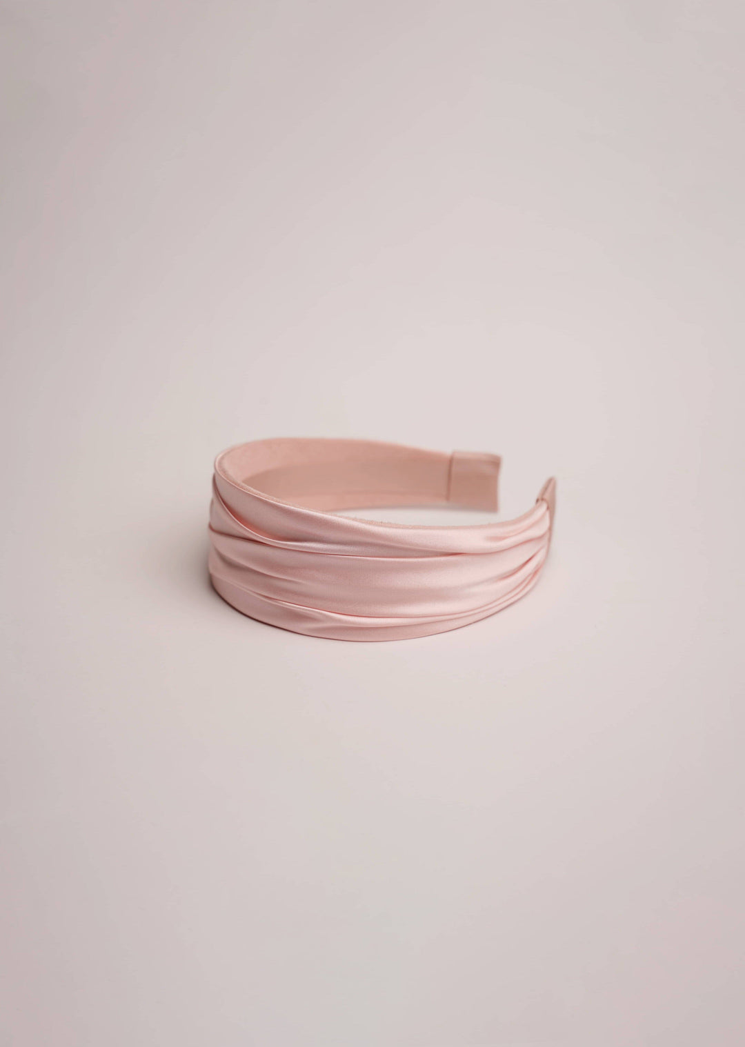 Grace hand-draped satin headband, wide and comfortable, Luvertta