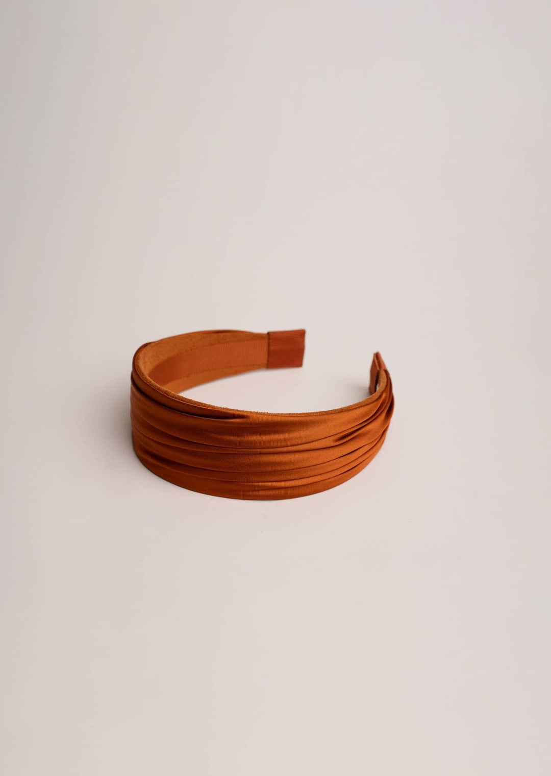 Grace hand-draped satin headband, wide and comfortable, Luvertta