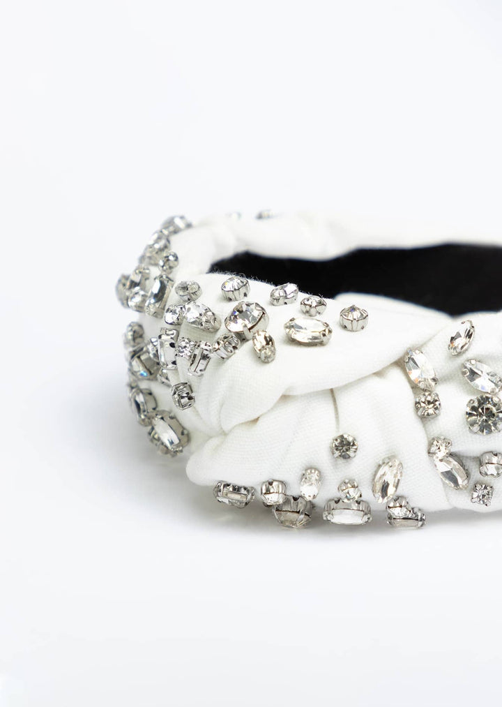 Luna statement cotton knotted headband, handmade, Luvertta