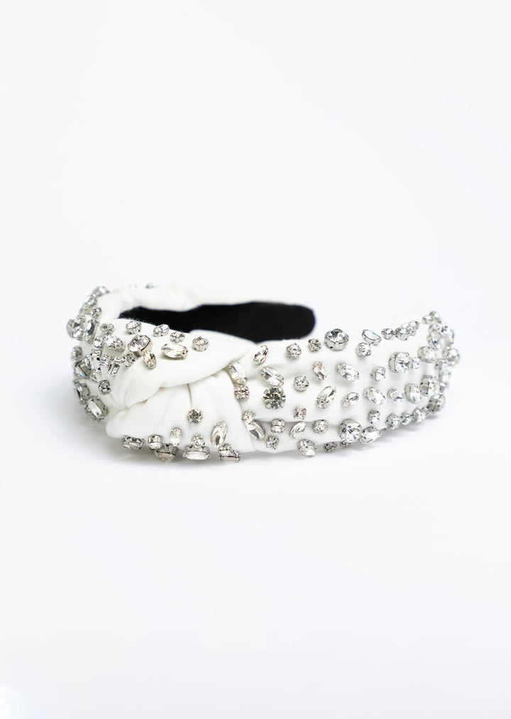 Luna statement cotton knotted headband, handmade, Luvertta