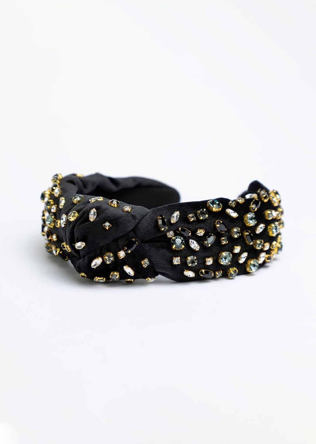 Luna statement velvet knotted headband, handmade, Luvertta