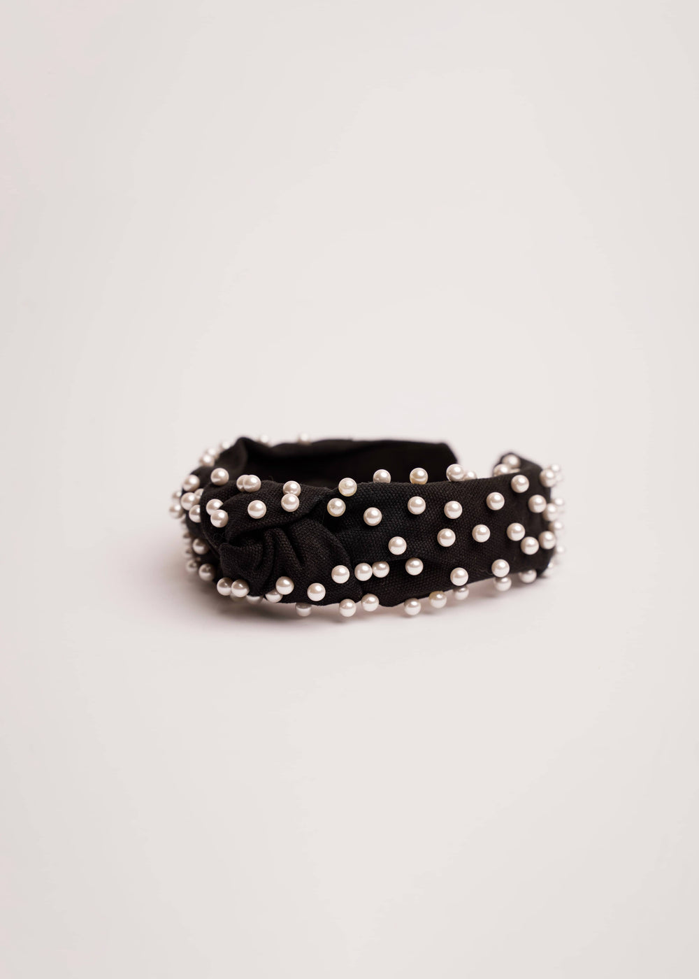Megan pearl headband in canvas, handmade, Luvertta